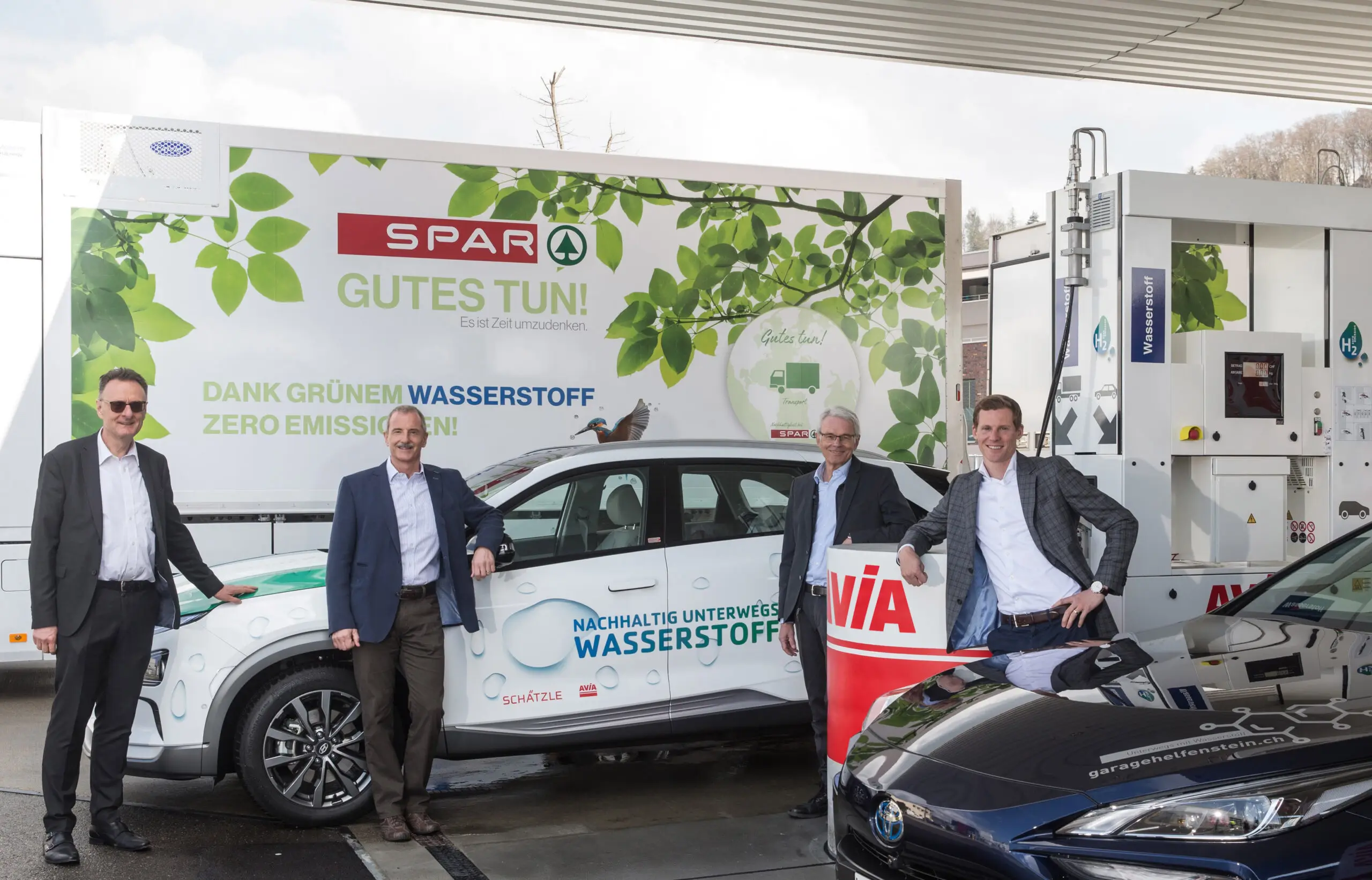 Neue Wasserstoff Tankstelle in Geuensee
