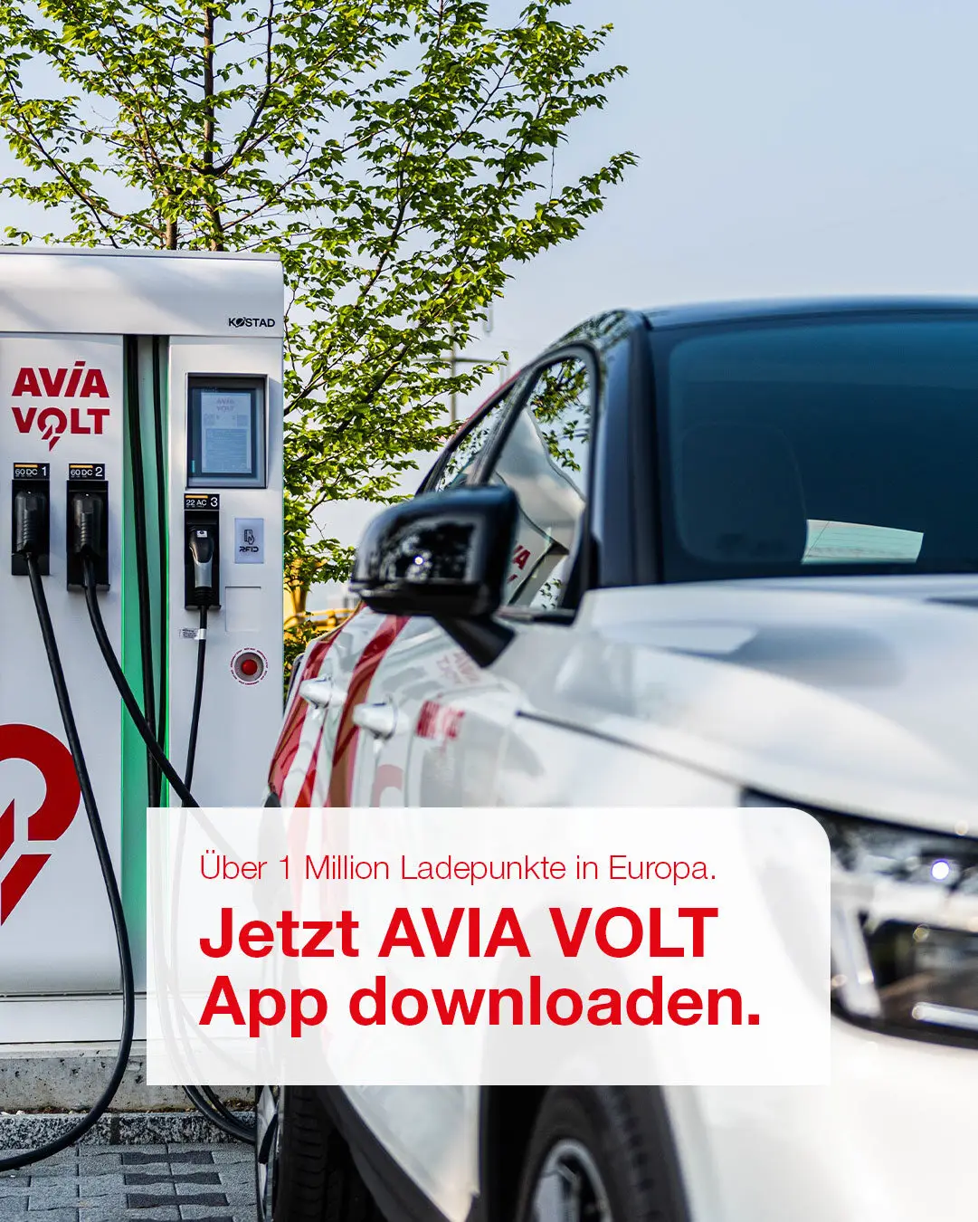 AVIA blegleitet. Auch elektrisch.